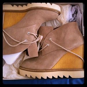 BCBGeneration Suede Wedged Boots